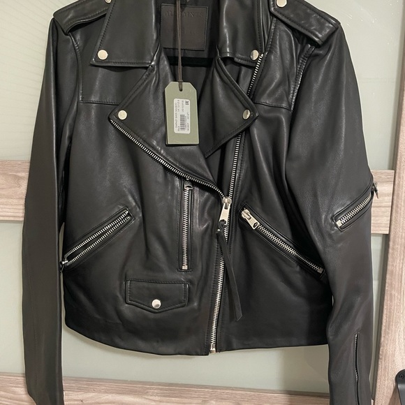 Allsaints Darnley leather jacket - Picture 7 of 9